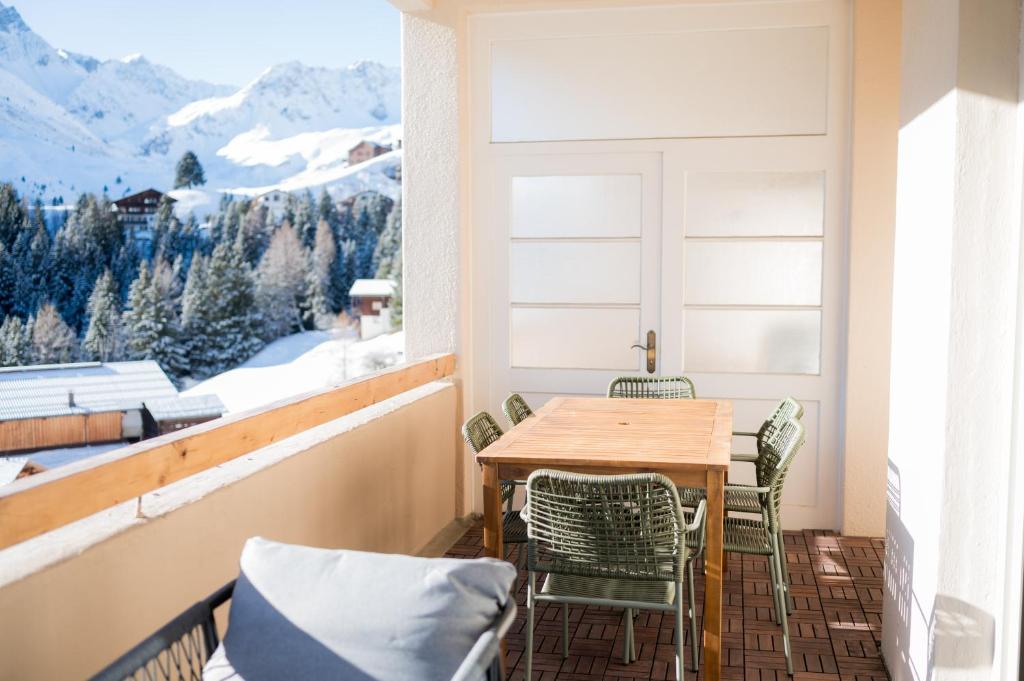 Nespecifikovaný výhled na hory nebo výhled na hory při pohledu z apartmánu