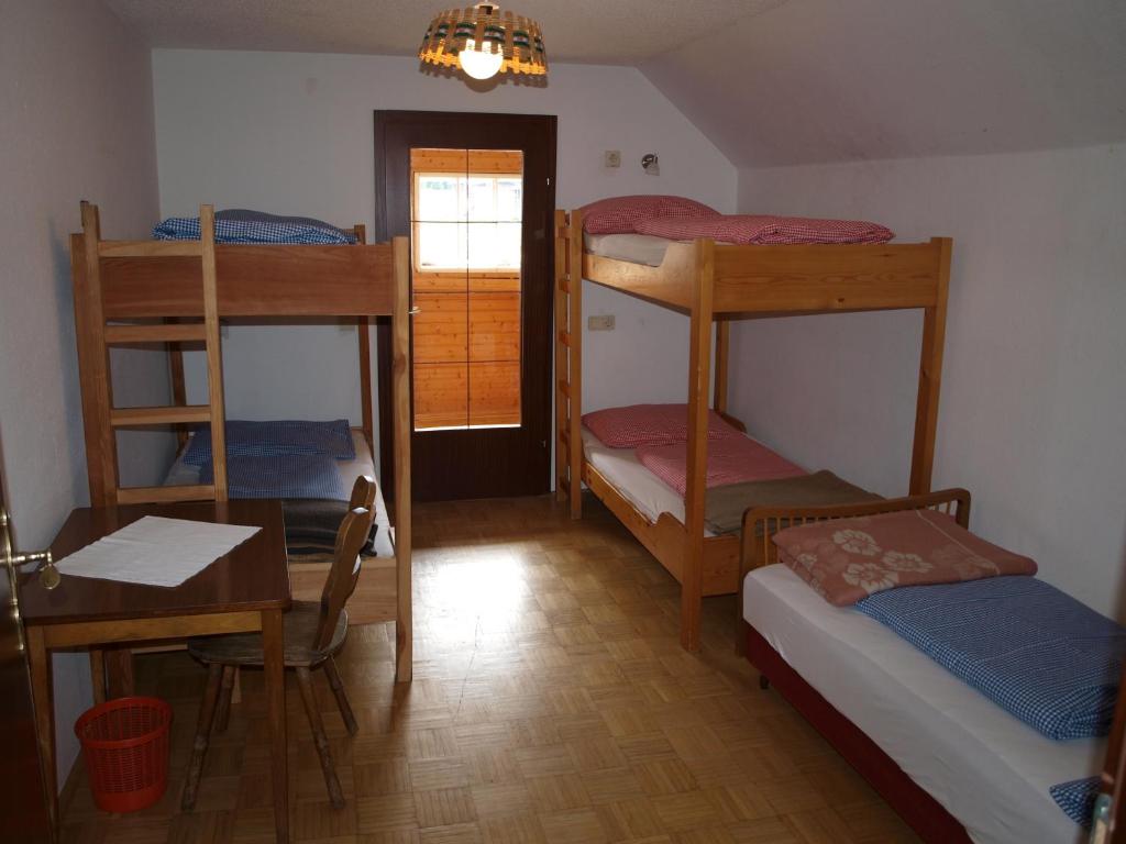 Postel nebo postele na pokoji v ubytování Gaberlhaus