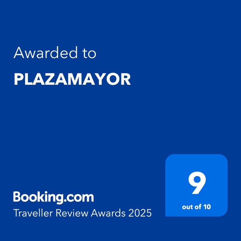 Certifikát, ocenenie alebo iný dokument vystavený v ubytovaní PLAZAMAYOR