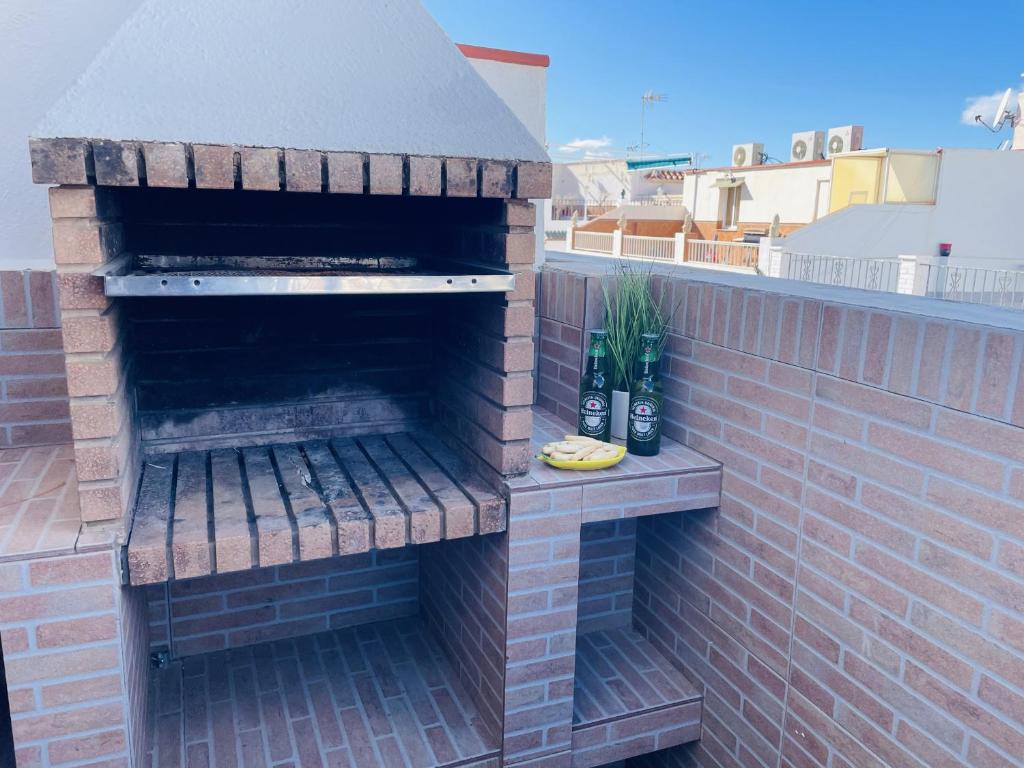 A balcony or terrace at Estudio Jimena Córdoba en el centro de Nerja