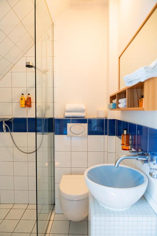 Koupelna v ubytování B&B Het Wellnest