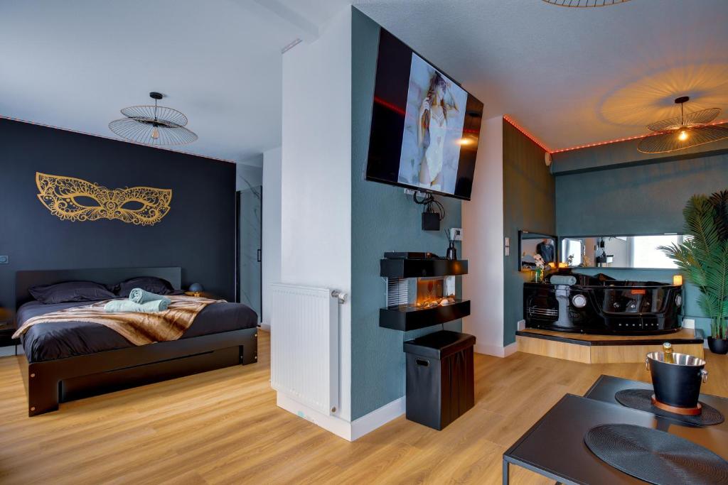 Posezení v ubytování Love Room - Balnéo - Insolite- Détente