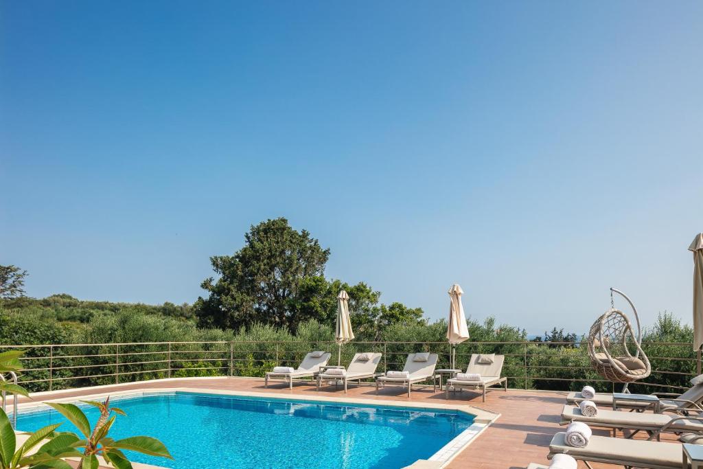 The swimming pool at or close to Villa Anastasia - Private Pool & Panoramic Views