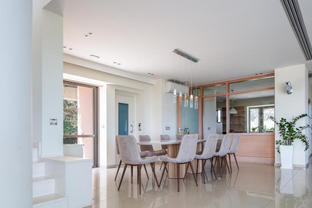 A seating area at Villa Anastasia - Private Pool & Panoramic Views