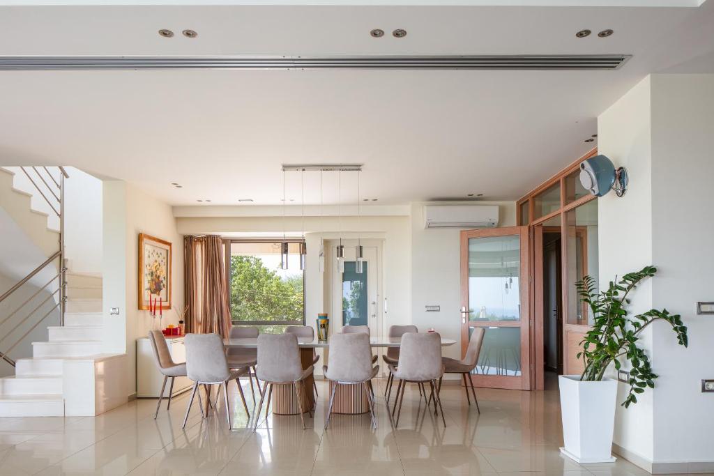 A seating area at Villa Anastasia - Private Pool & Panoramic Views