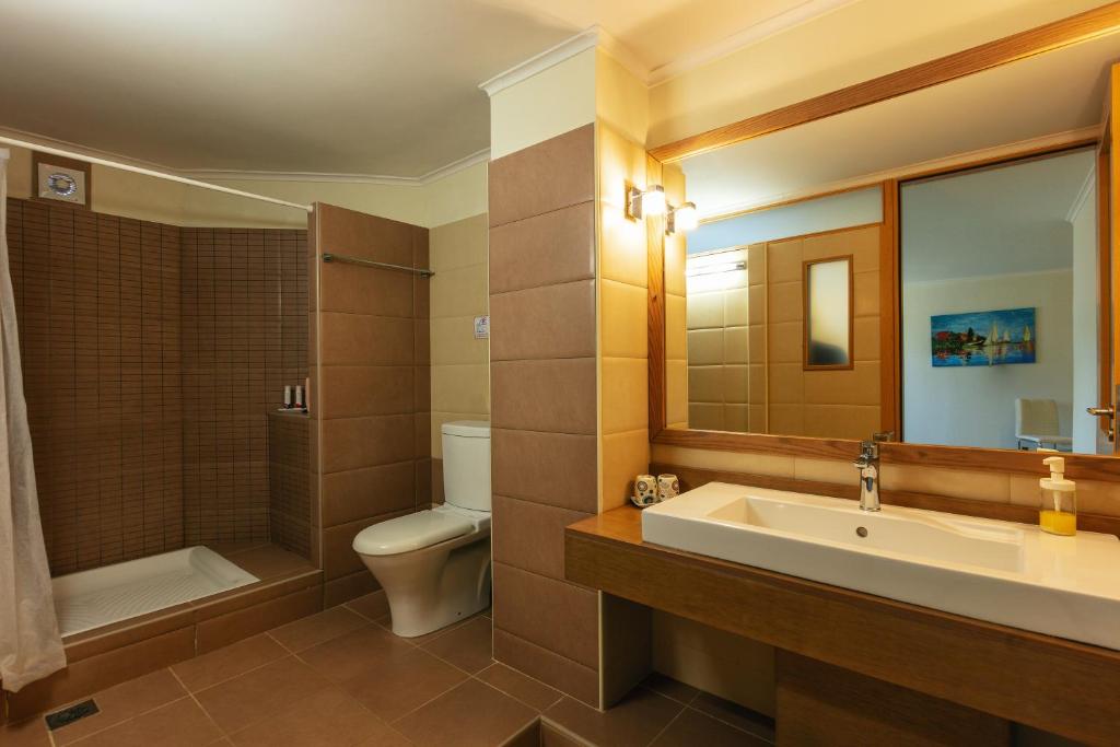 A bathroom at Villa Anastasia - Private Pool & Panoramic Views
