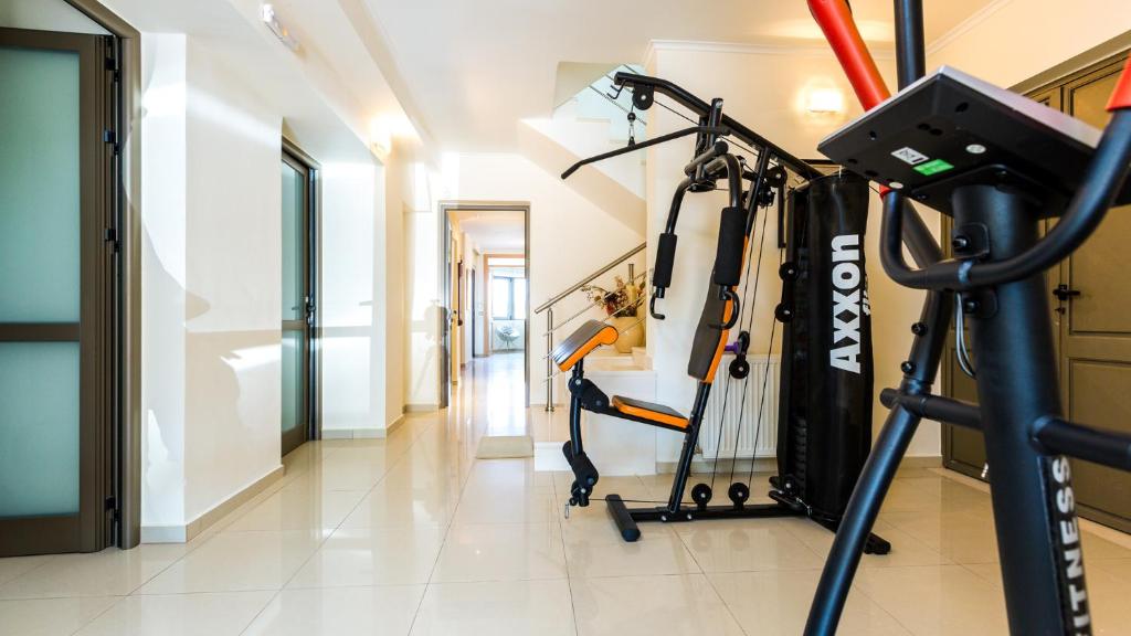 The fitness centre and/or fitness facilities at Villa Anastasia - Private Pool & Panoramic Views