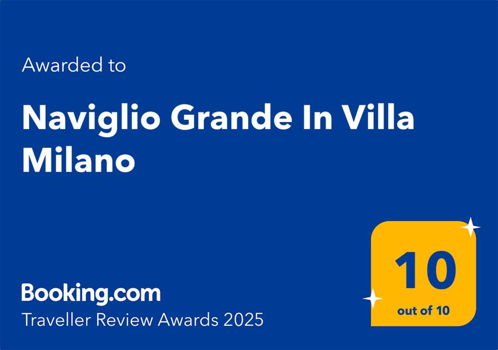 Naviglio Grande In Villa Milano tanúsítványa, márkajelzése vagy díja