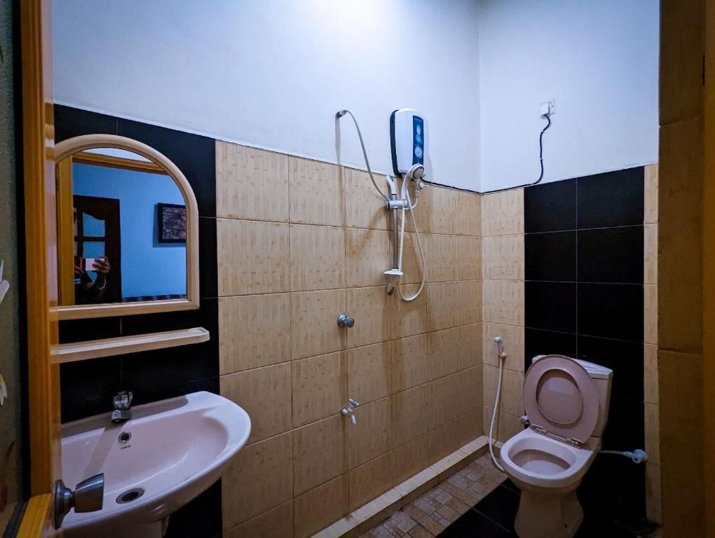 Koupelna v ubytování Hotel Change,Badulla