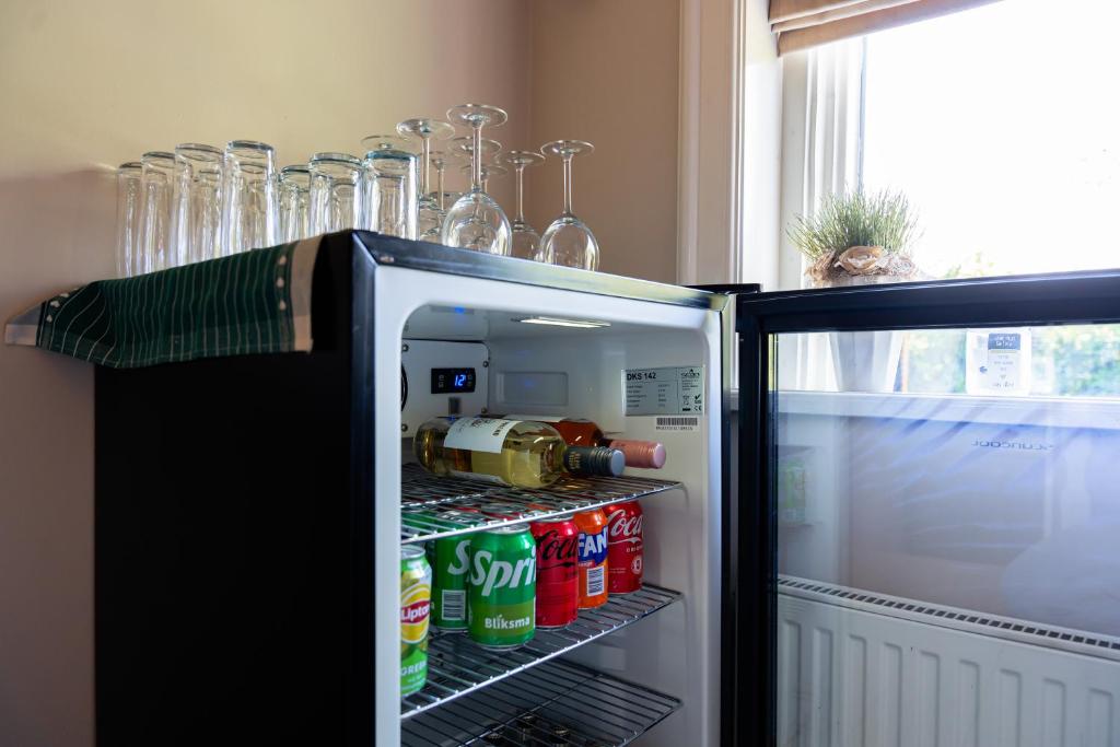 Kuchyň nebo kuchyňský kout v ubytování B&B Het Wellnest