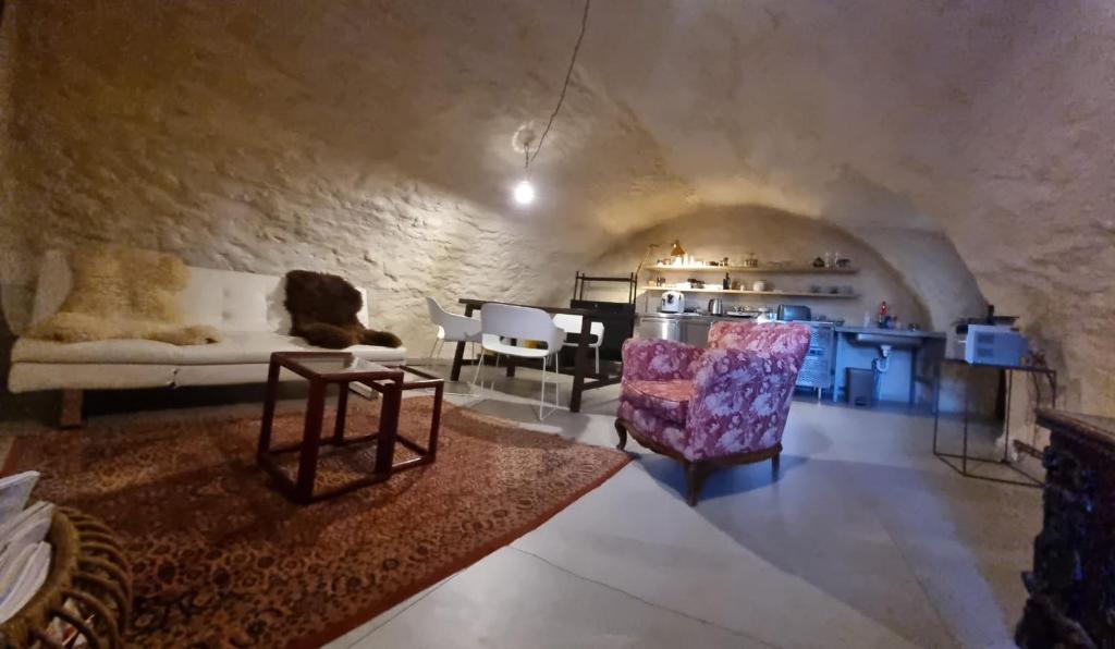 Posezení v ubytování B&B con SPA il Castello di Lucawest