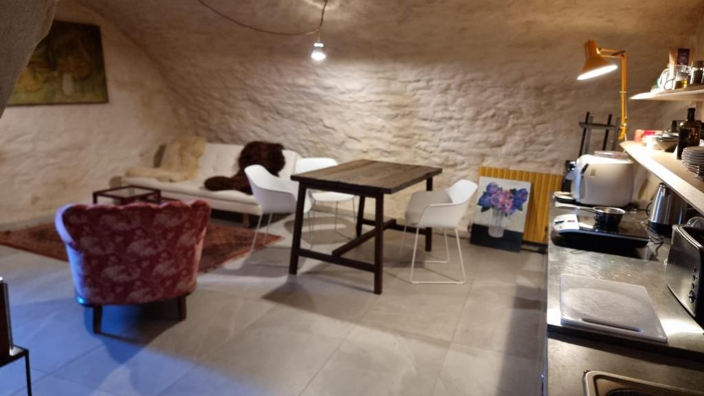 Kuchyň nebo kuchyňský kout v ubytování B&B con SPA il Castello di Lucawest