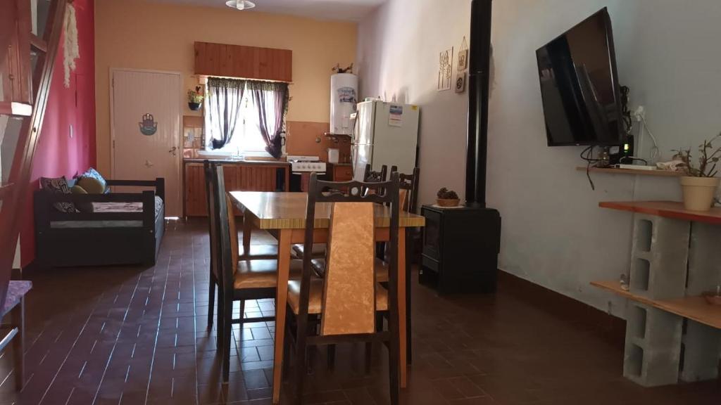 Et tv og/eller underholdning på Alquiler de temporada Santa Clara