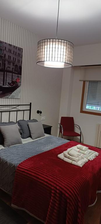 Postel nebo postele na pokoji v ubytování María Belkis