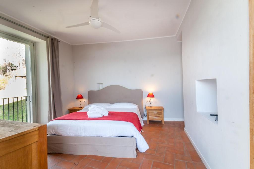 Postel nebo postele na pokoji v ubytování Locanda Pozzetto