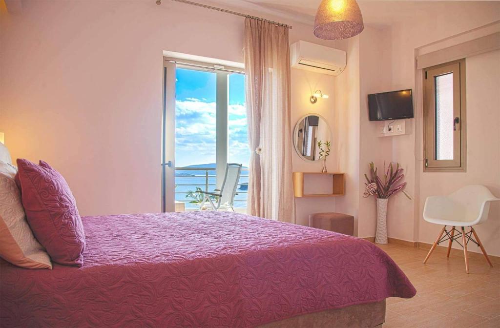 A bed or beds in a room at Villa Maria PF