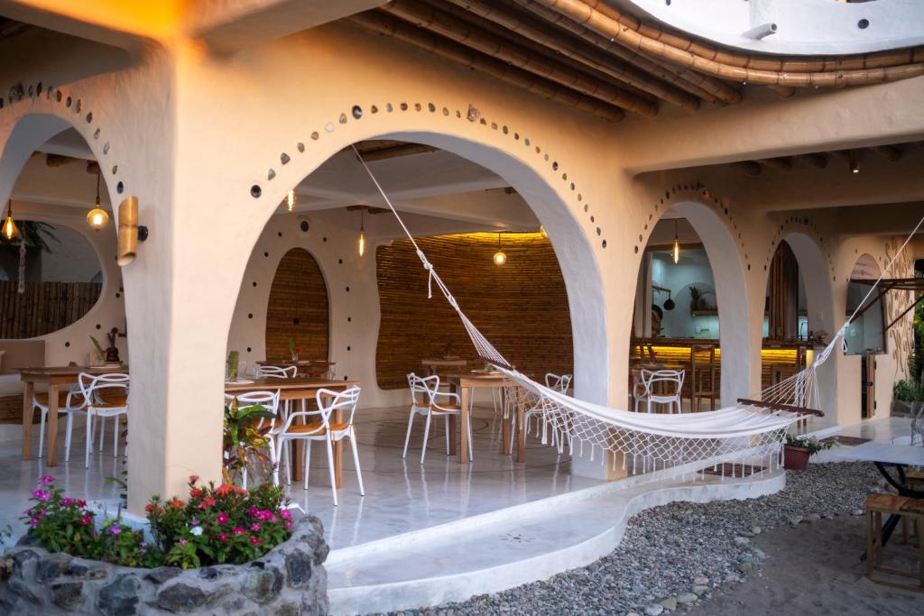 Restaurace v ubytování Tierra Munay