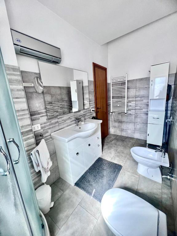 Koupelna v ubytování Il Geranio B&B