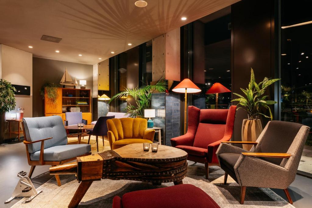 Χώρος καθιστικού στο Ruby Emma Hotel Amsterdam