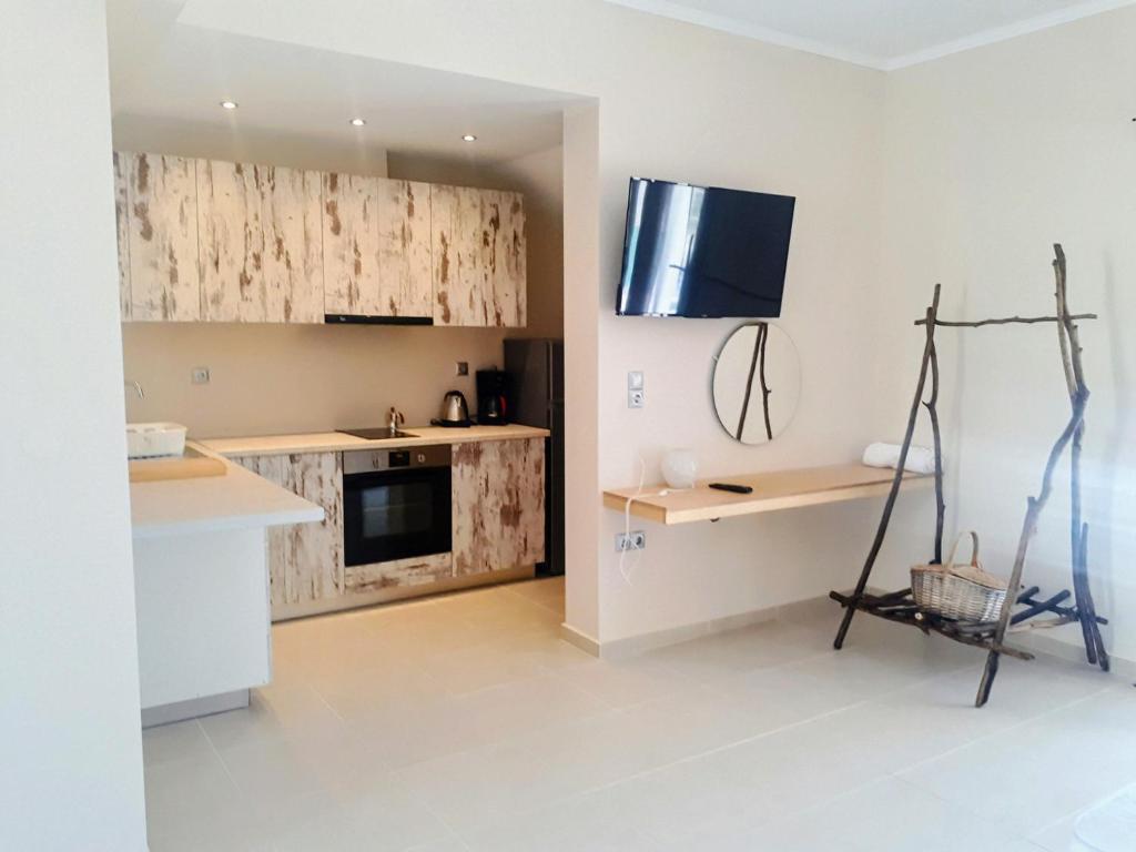 A kitchen or kitchenette at Il Viaggio Verde