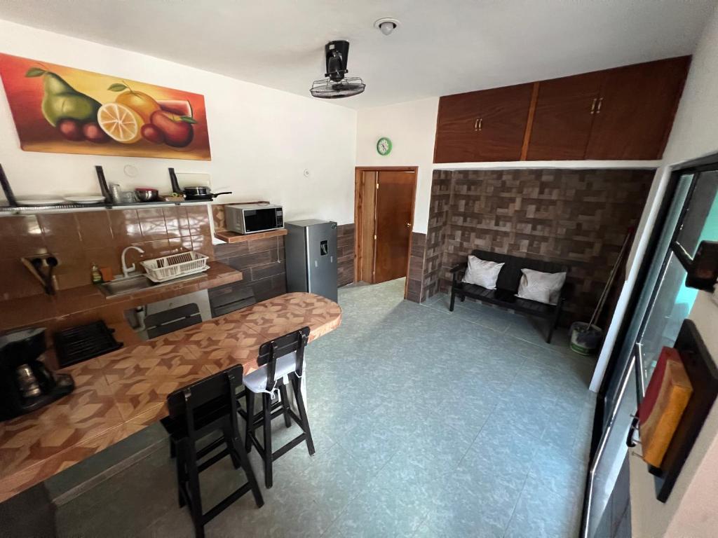 Kuchyň nebo kuchyňský kout v ubytování Casa Constanza