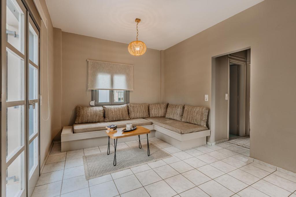 A seating area at Iphigenia Mythic Retreat