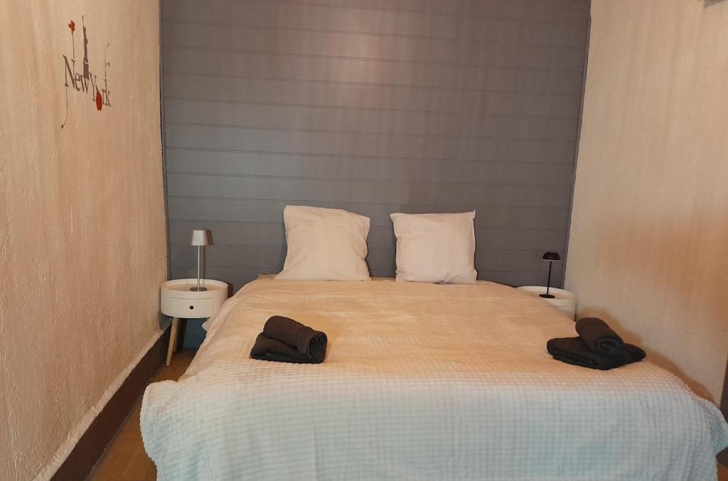 Postel nebo postele na pokoji v ubytování Nouveau Maison Typique