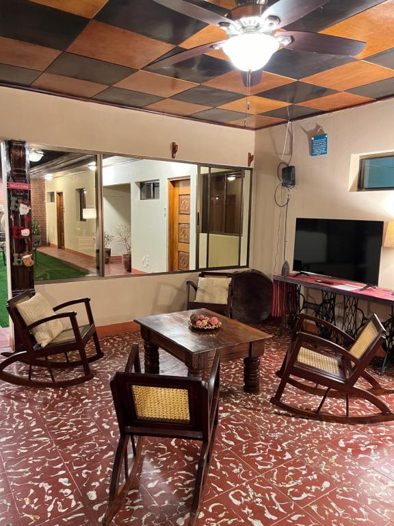 TV/trung tâm giải trí tại Casa Mestiza