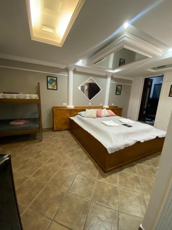 Postel nebo postele na pokoji v ubytování Hostel Anprado 1