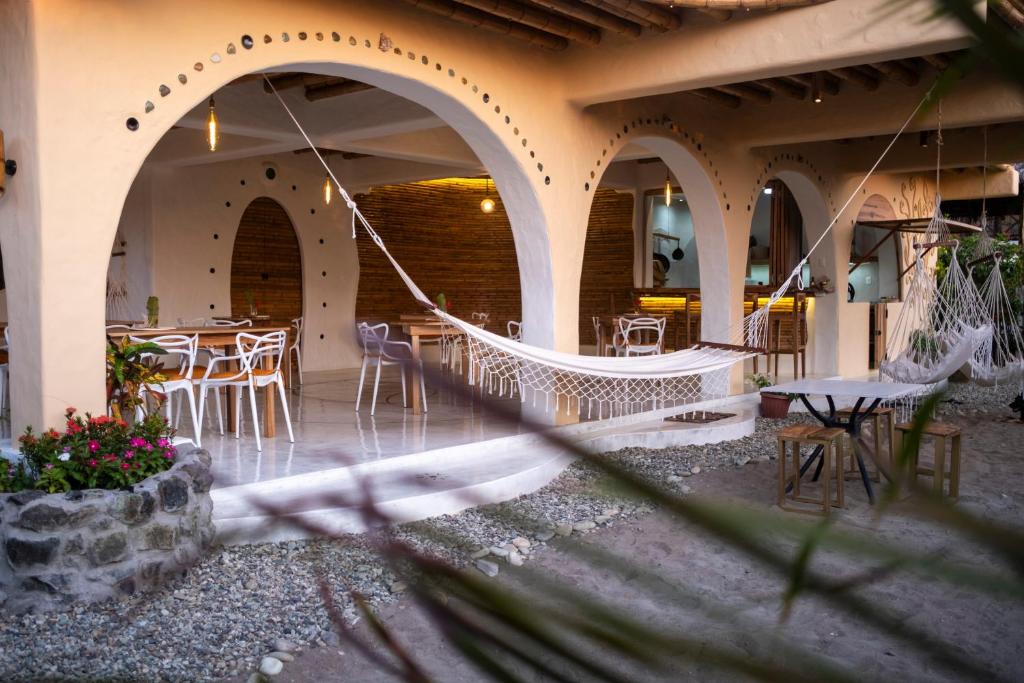 Patio nebo venkovní prostory v ubytování Tierra Munay