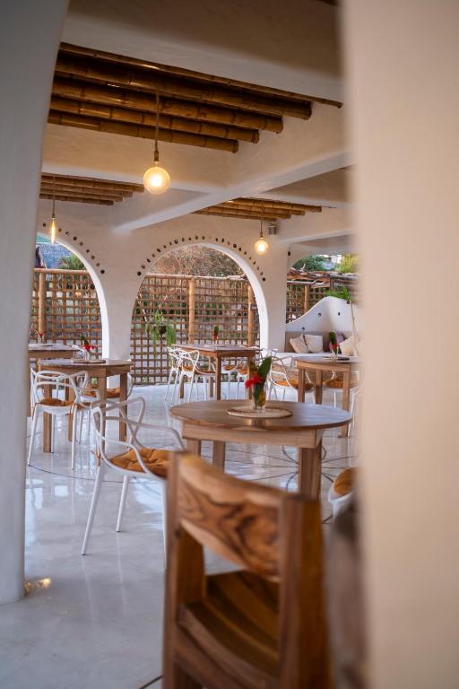Restaurace v ubytování Tierra Munay
