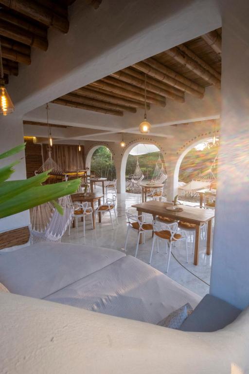 Restaurace v ubytování Tierra Munay