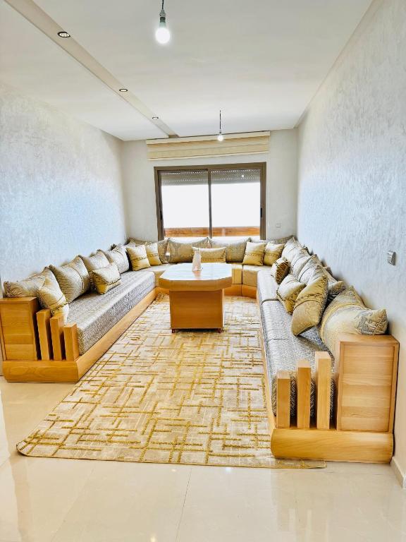 Posezení v ubytování Appartements face a la mer
