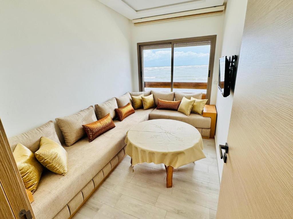 Posezení v ubytování Appartements face a la mer