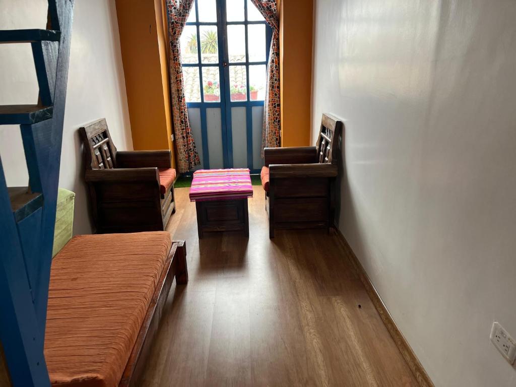 Posezení v ubytování Hostal Café Tiana