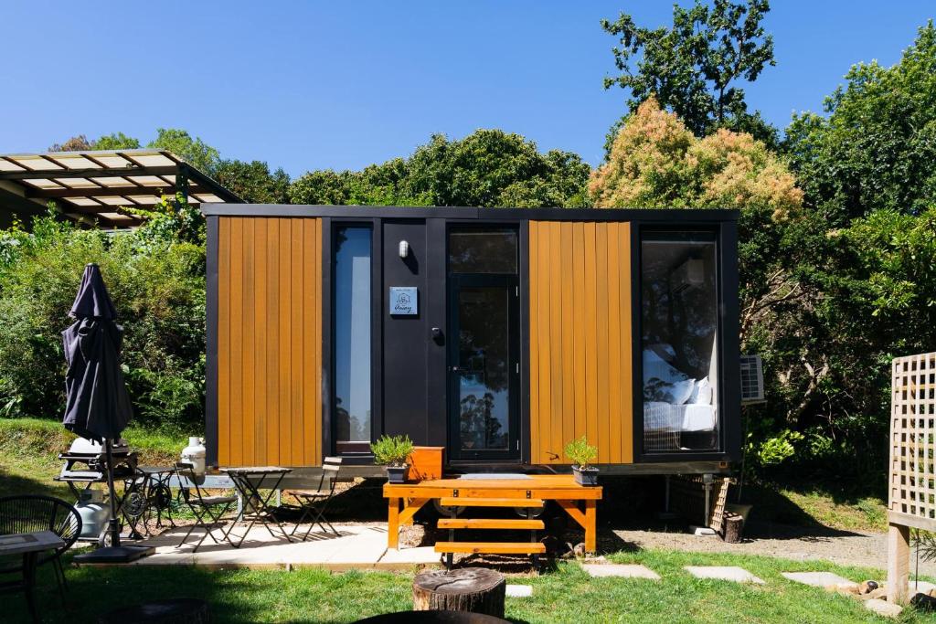 Zahrada ubytování Tiny Home in Warburton Victoria by Tiny Away