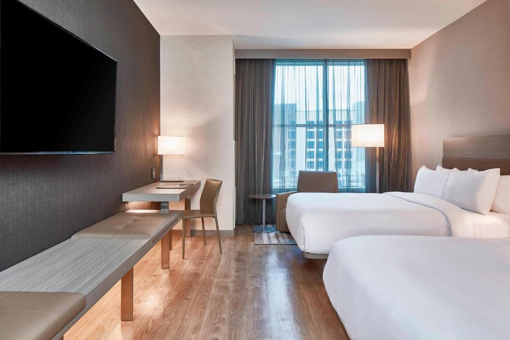 AC Hotel Nashville Downtown - Guest Room, 2 Queen, High Floor