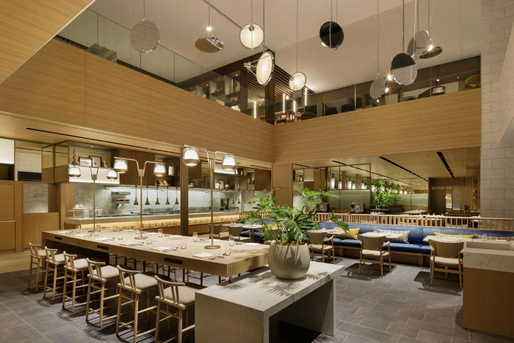Restaurace v ubytování Courtyard by Marriott Fukui