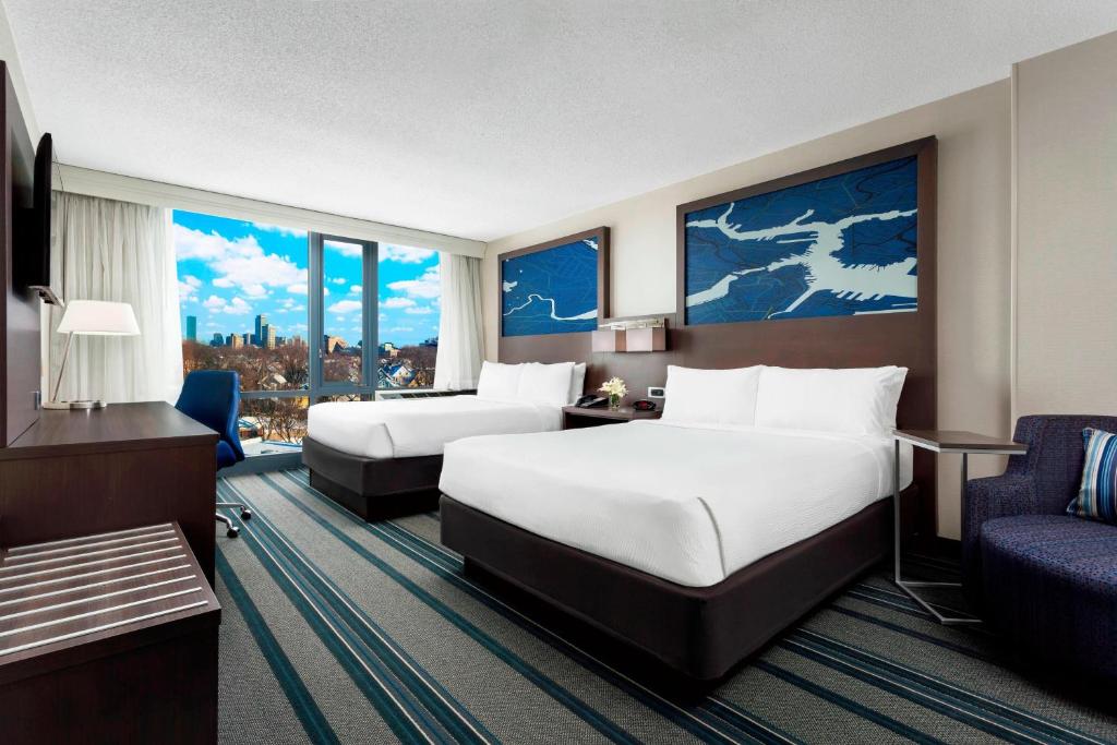 Courtyard by Marriott Boston Cambridge - Camera Queen Con Due Letti Queen Size