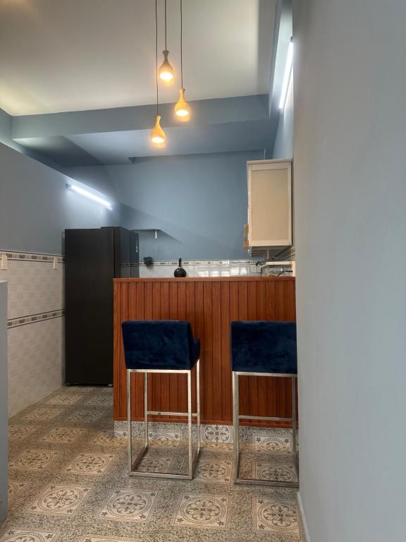 Kuchyň nebo kuchyňský kout v ubytování Vung Tau Villa mini sát biển - Gitico Homestay