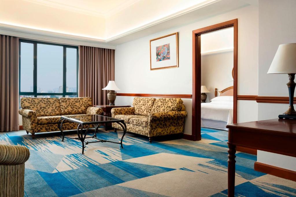Posezení v ubytování Sheraton Hanoi Hotel