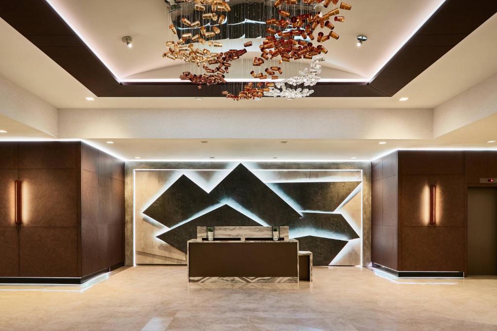 Posezení v ubytování AC Hotel by Marriott Bridgewater