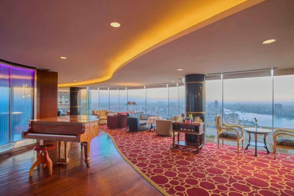 Area soggiorno di Hilton Cairo Grand Nile