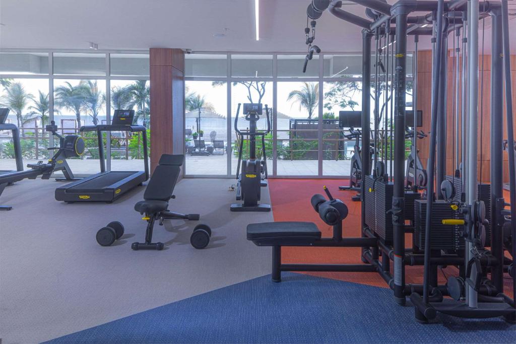 Fitness centrum a/nebo fitness zařízení v ubytování Radisson Riviera Panama
