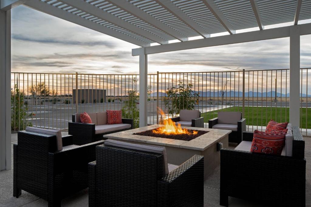 Posezení v ubytování Marriott Phoenix Chandler