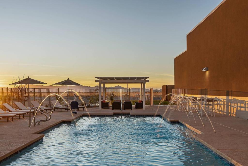 Bazén v ubytování Marriott Phoenix Chandler nebo v jeho okolí