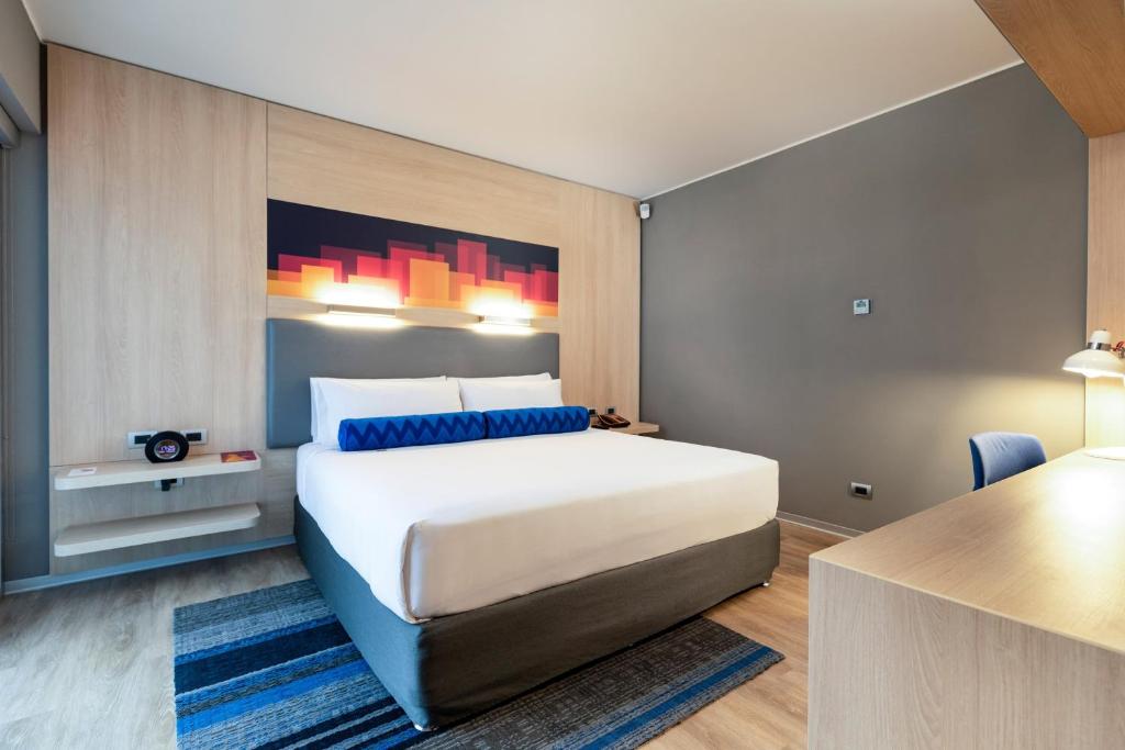 Letto o letti in una camera di Aloft Lima Miraflores