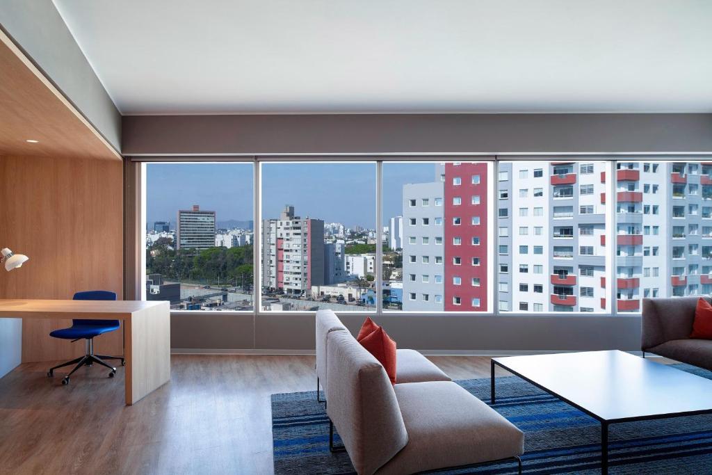 Area soggiorno di Aloft Lima Miraflores