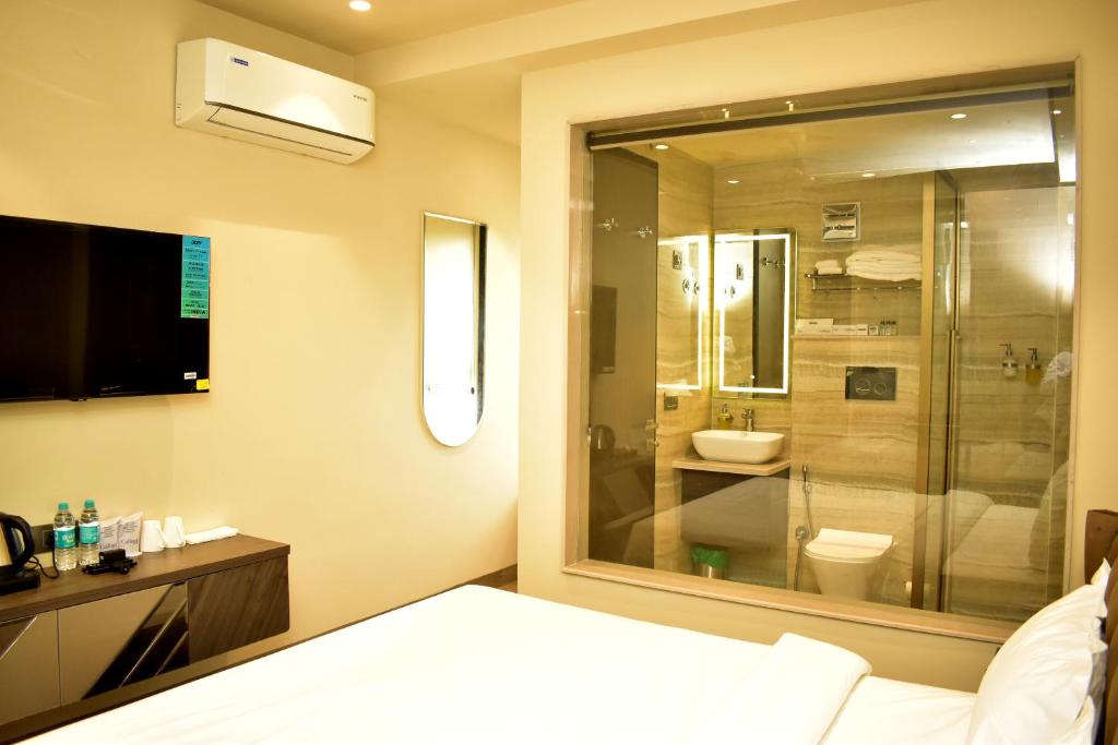 Koupelna v ubytování Hotel Cullinan By Qotel Janakpuri