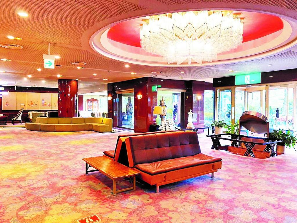 Posezení v ubytování Yunogo Grand Hotel
